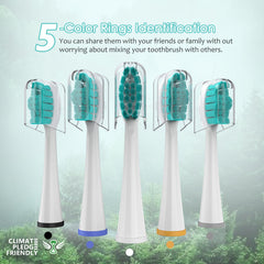Family-sharing Waterpik replacement heads with color coding