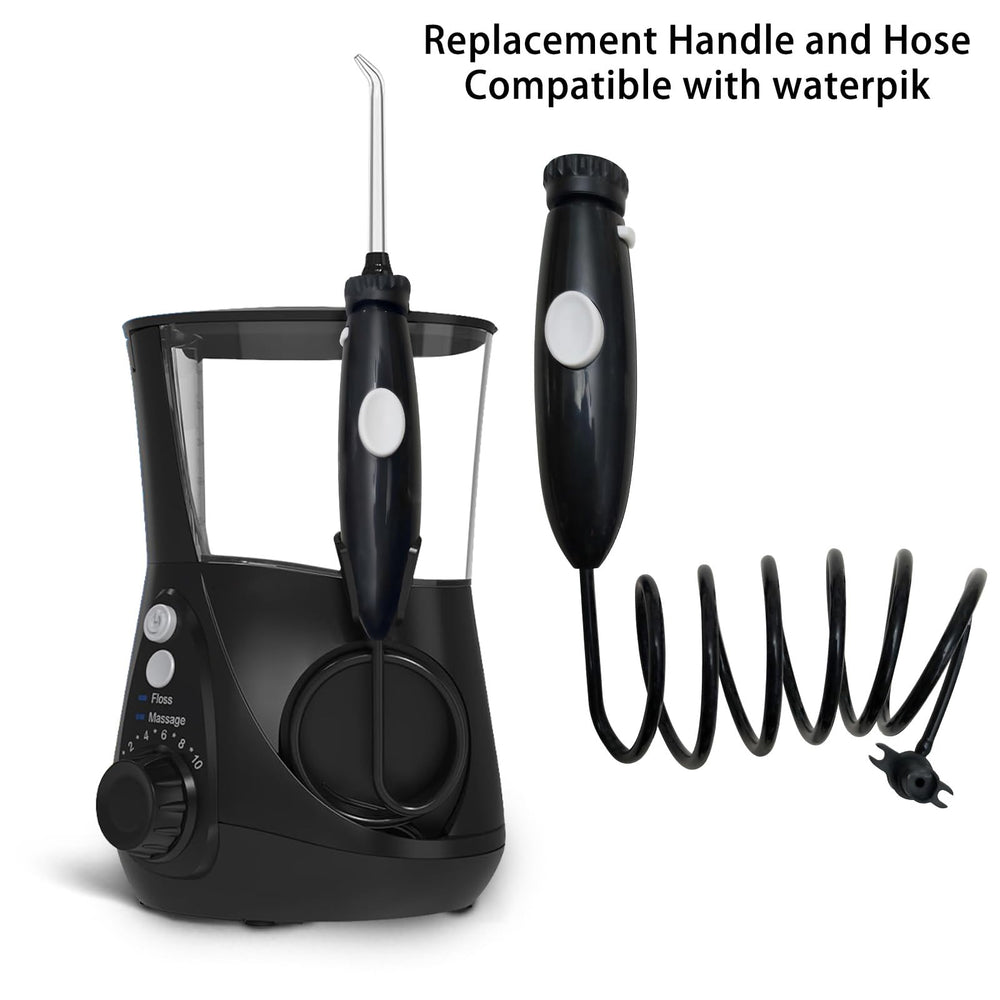 Close-up of replacement hose for Waterpik water flosser