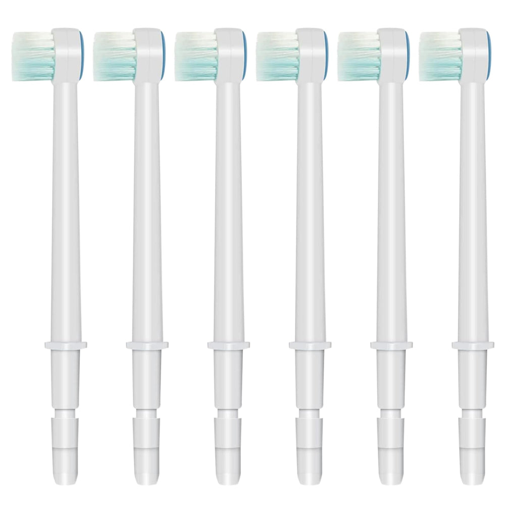 Waterpik replacement tips with 6 brush heads for Aquarius series