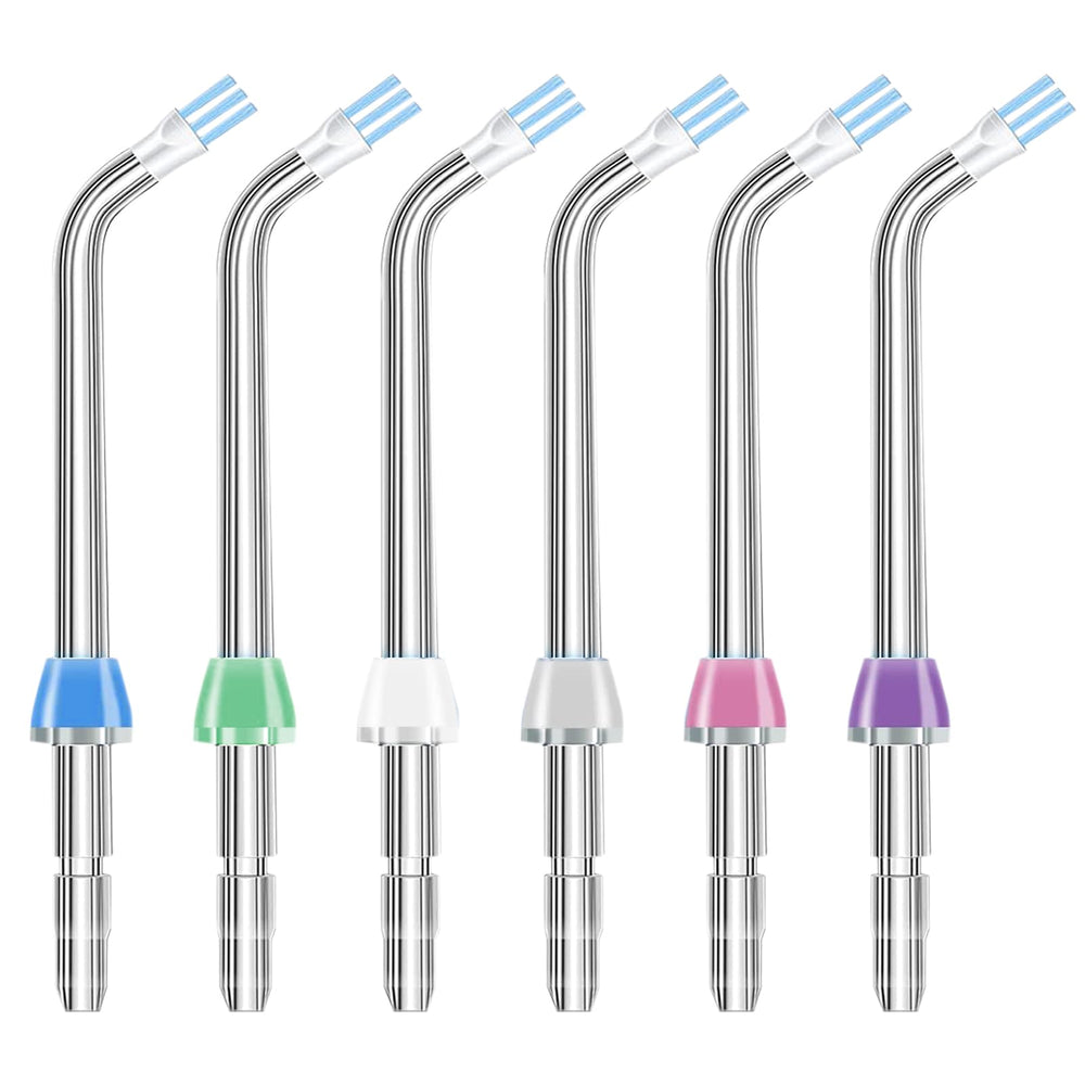 Six-pack Water Flosser replacement tips for Waterpik and compatible brands