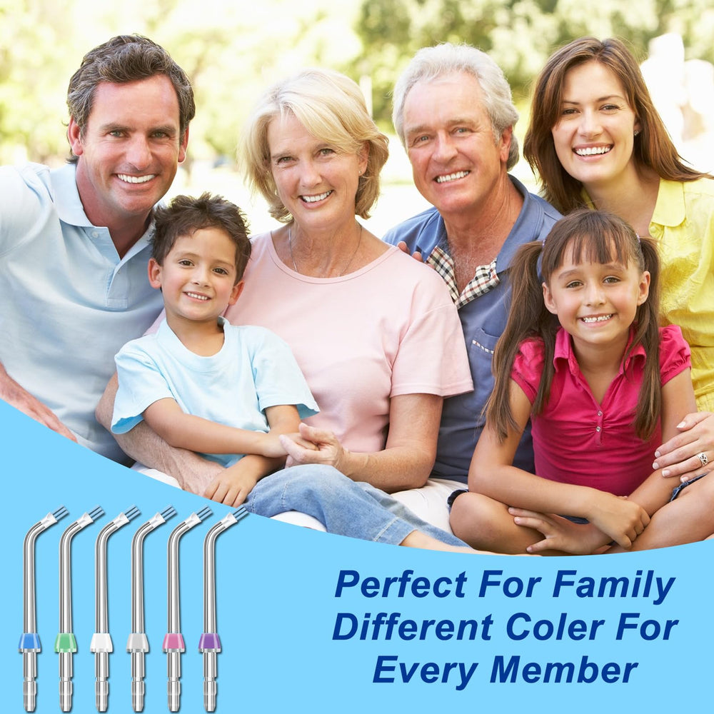 Durable replacement heads for daily water flossing and hygiene