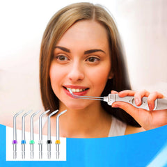 Close-up view of Waterpik jet tip replacement