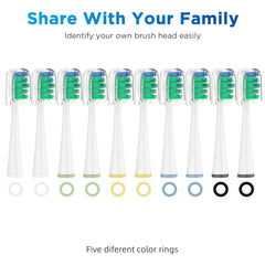 Gray Waterpik Sensonic brush heads STW-03W027 with caps