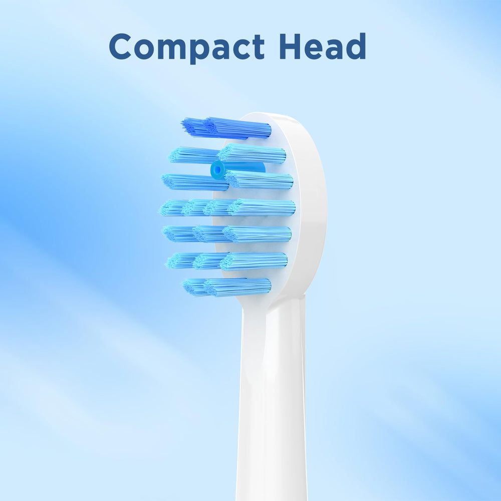 Side view of Waterpik Sonic Fusion replacement heads in a pack