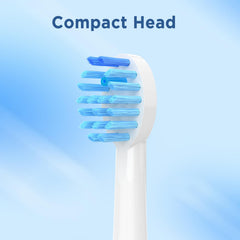 Side view of Waterpik Sonic Fusion replacement heads in a pack