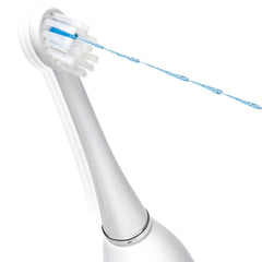 Waterpik Sonic-Fusion replacement flossing brush heads White/Chrome - front view