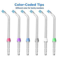 Waterpik tips compatible with ION, Nano, Ortho Care, Radiance, Traveler, Ultra