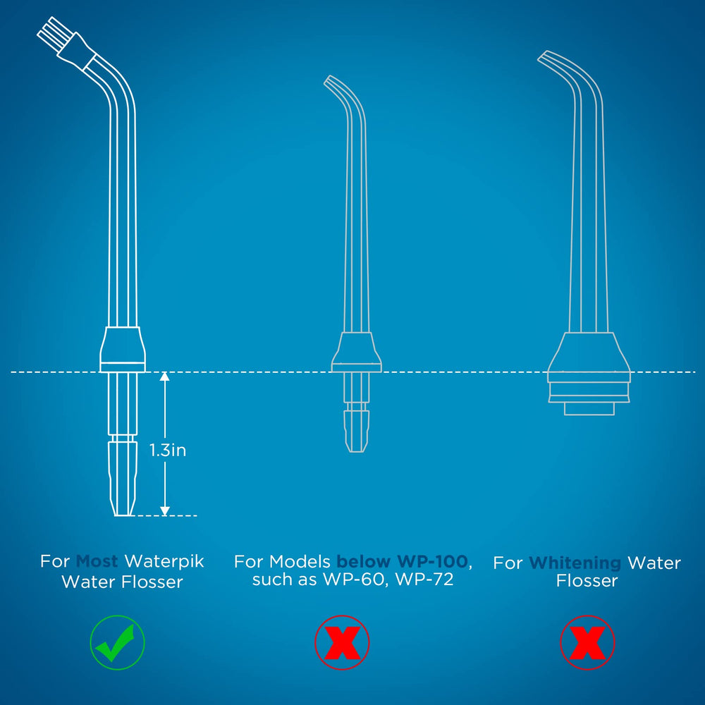 Travel and storage cases included with Waterpik replacement tips