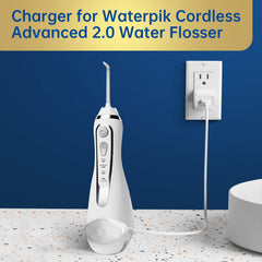 Waterpik cordless flosser charger with 5ft power cord