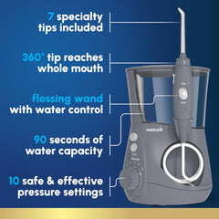 Side profile of Waterpik Aquarius WP-667