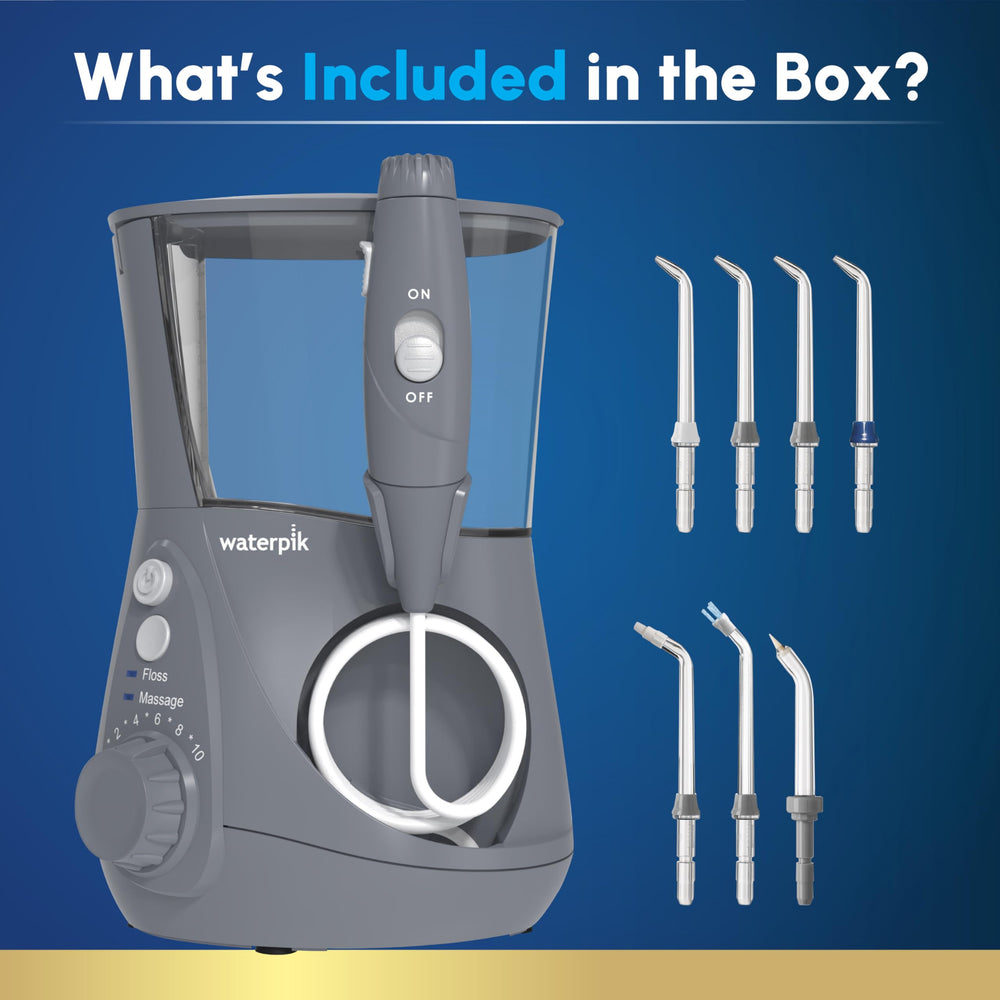 Waterpik Aquarius WP-667 wand and tips
