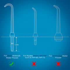 Waterpik implant denture tip replacement head – color-coded 2