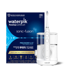 Waterpik Sonic-Fusion 2.0 professional flossing toothbrush white SF04 front view