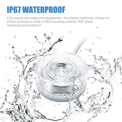 Waterproof ABS charger base IP67 rated