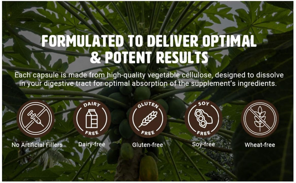 Lifestyle image showing capsules for digestion and immunity support