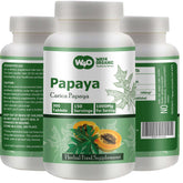 Bottle label: WAY 4 Organic W4O Papaya Leaf Extract Capsules (Tablets)