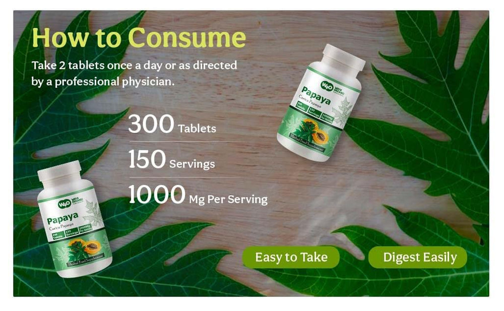 Plant-based, gluten-free Papaya capsules