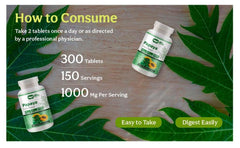 Plant-based, gluten-free Papaya capsules