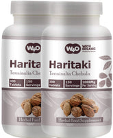 WAY 4 ORGANIC W4O Haritaki pack of two bottles for daily plant-based support.