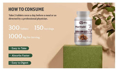 WAY 4 ORGANIC W4O Haritaki vegan and dairy-free label near bottle.