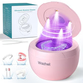 Wazhel Ultrasonic Retainer Cleaner pink front view