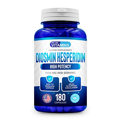 Back view of the We Like Vitamins Diosmin Hesperidin bottle