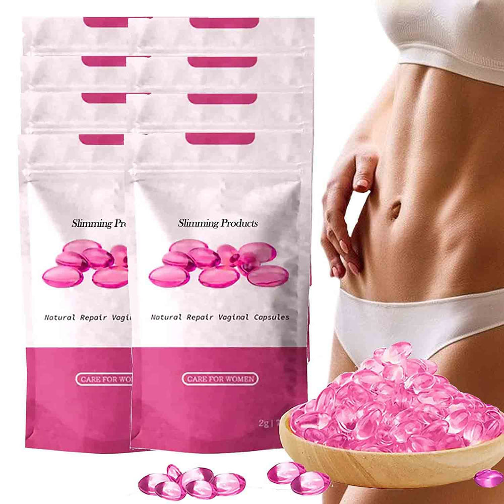 Weabet instant-anti-itch detox capsules bottle demonstrates daily vaginal-care support.