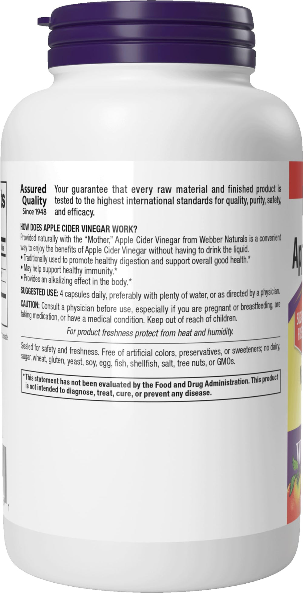 No artificial colors or preservatives claim on packaging