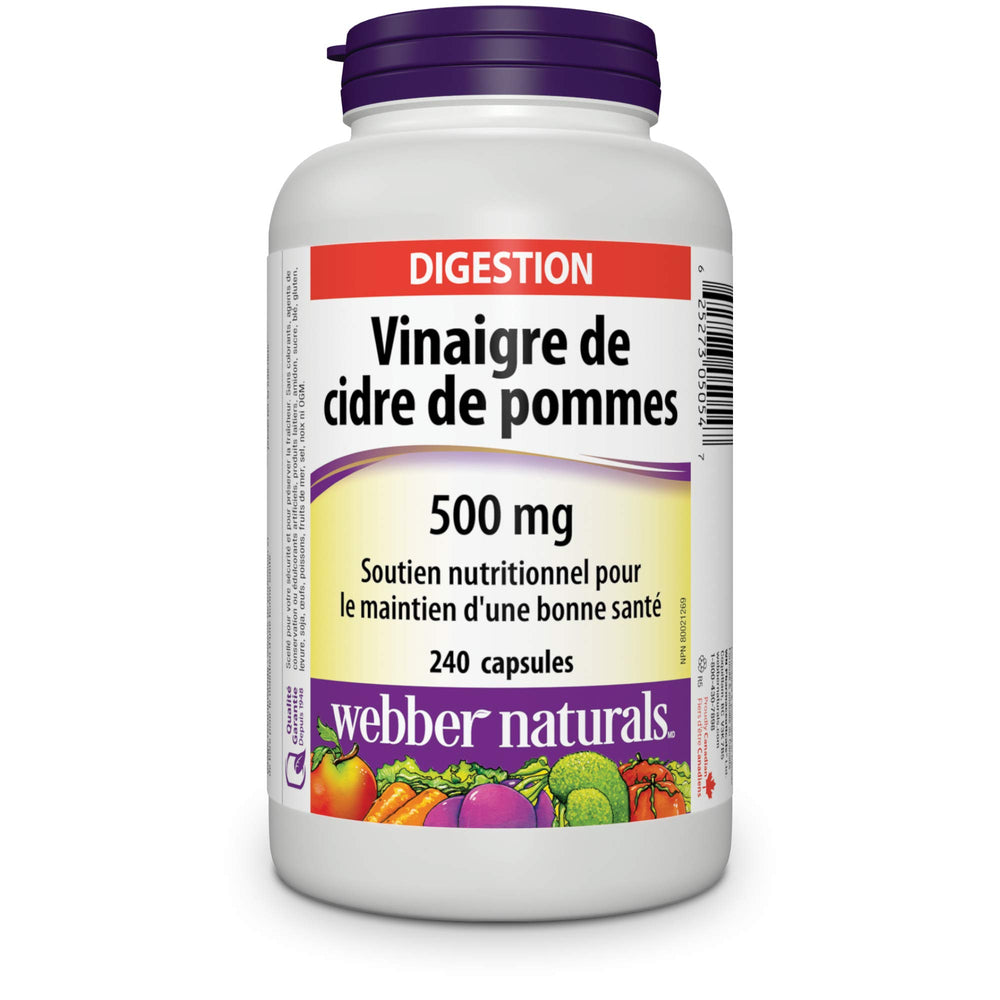 Webber Naturals open bottle with capsules visible for easy dosing