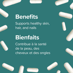 Biotin 10,000 mcg nutrition facts panel