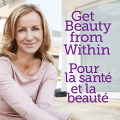 Concept image: healthy hair, skin and nails with Biotin supplement