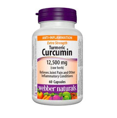 Webber Naturals Turmeric Curcumin Extra Strength 12,500 mg - 60 capsules