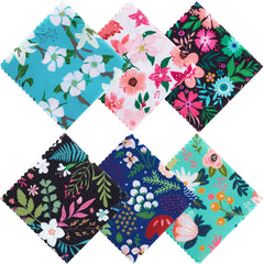 Floral microfiber cleaning cloth set for glasses – style 1