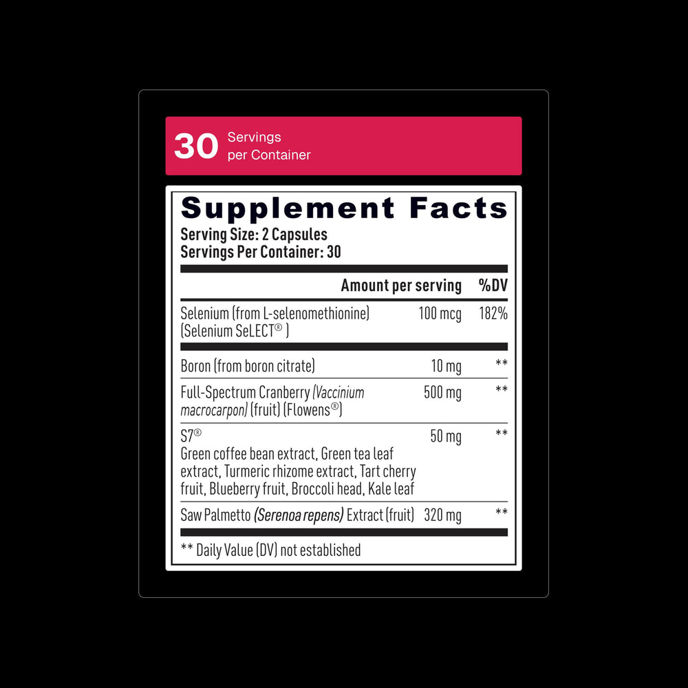 Close-up of 60 veggie capsules