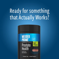 Product packaging and label of Weider Prime Prostate Health