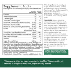 Gummies with natural blueberry and raspberry flavor