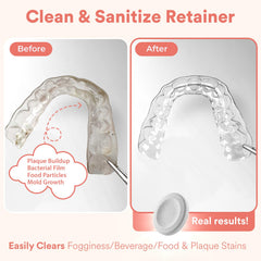 Weiss Naturals Retainer Cleaner 60-tab pack back view