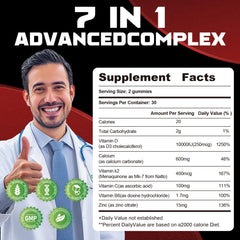 Calcium citrate and magnesium citrate highlights on label