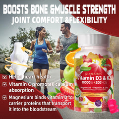 Box and bottle of Wekannufod D3K2 gummies together