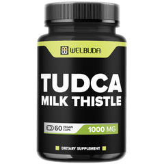 WELBUDA Tudca 1000mg with Milk Thistle bottle and packaging