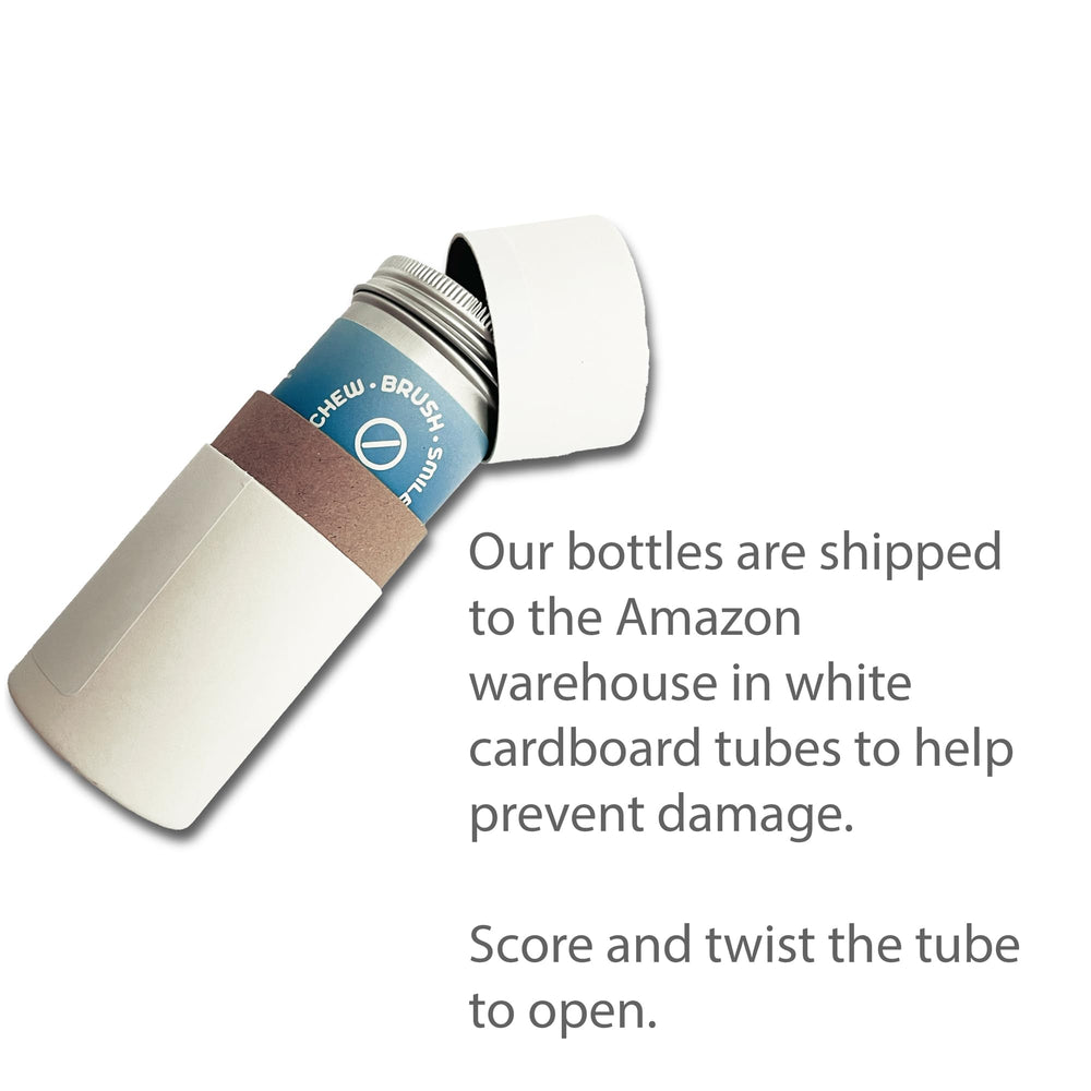 Recyclable aluminum container for WELdental toothpaste tablets