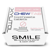 Weldental Chewtab Bubble Gum refill packaging