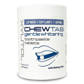 Weldental Chewtab Peppermint toothpaste tablets 180-count refill packaging