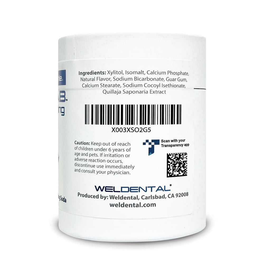 60 tablets per bag packaging for Weldental Chewtab refill