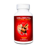 Front packaging view of WELdental Xylitol Mints Cinnamon 300 tablets