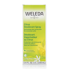 Close-up of lemon and litsea cubeba in Weleda Citrus Deodorant
