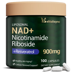 Welitalisync NAD+ premium supplement bottle