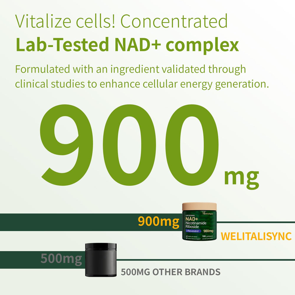 Label showing 900mg per serving
