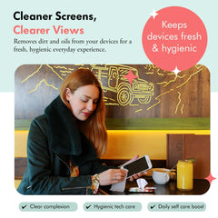 Travel-ready wipes pack placed in a bag