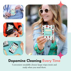 Wipe cleaning a smartphone screen for streak-free clarity